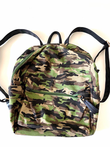 Soft camouflage daypack - camouflage,