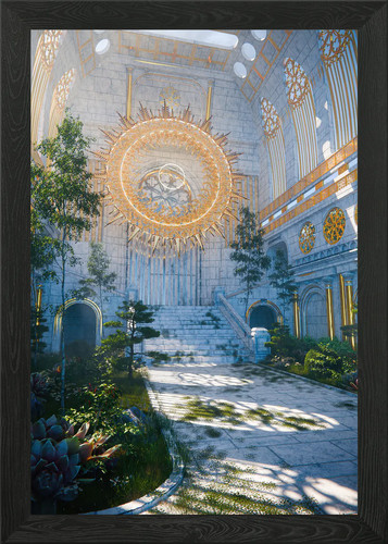 Stairway heaven framed wall - stairway,