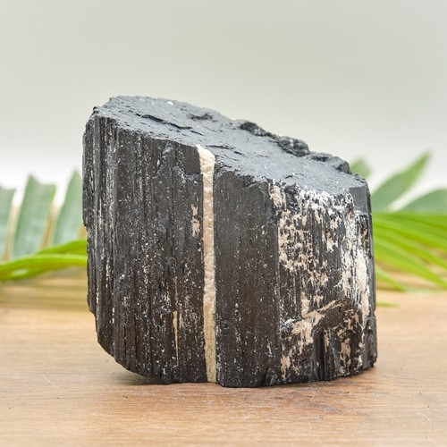 Large raw black tourmaline - raw,