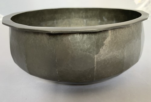 Victorian pewter fruit bowl - pewter,
