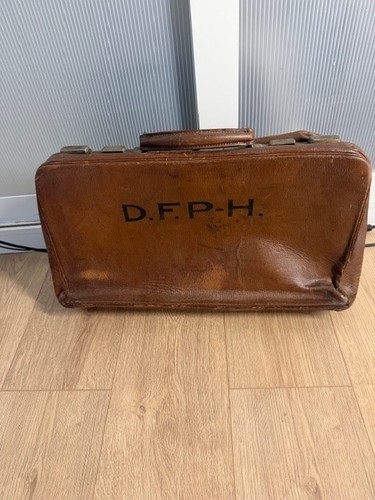 Vintage english brown - brown, leather