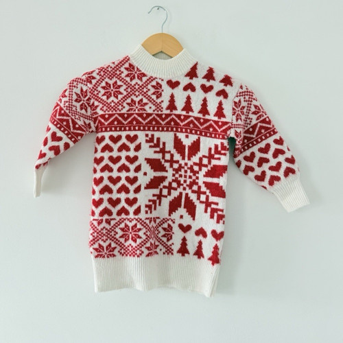 Girls christmas fair isle - tu,