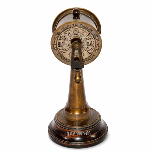 Antique brass ship - 7",