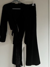 Ladies Black Trouser Suit