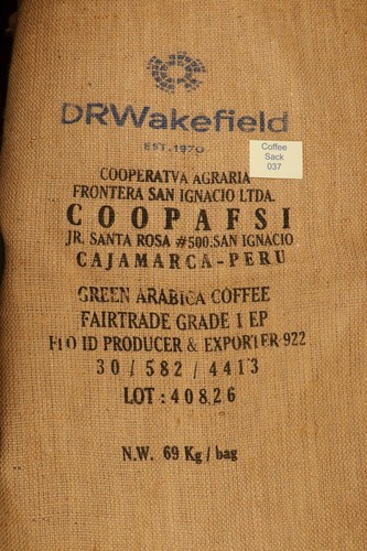 Peruvian hessian coffee - peruvian,