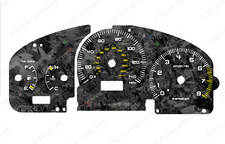 Subaru Impreza GX Forged Carbon Dial Cards 8 Colours Gauges