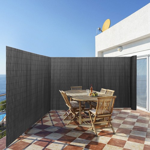 Dark gray pvc fence - dark,