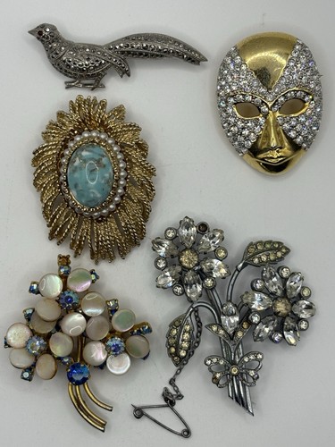 Vintage 5pc costume jewelry - vintage,