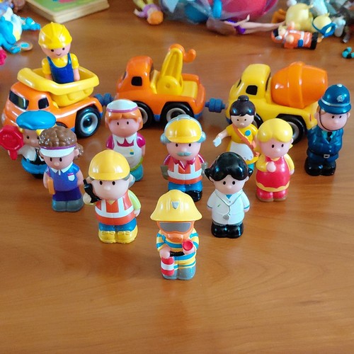Construction figurine set - figurine,