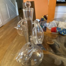 Port Sipper & Port Decanter Set  With 4 Sippers Vintage 