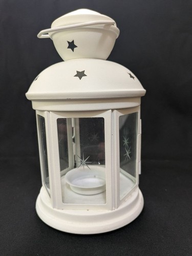Ikea rotera white star lantern - white,