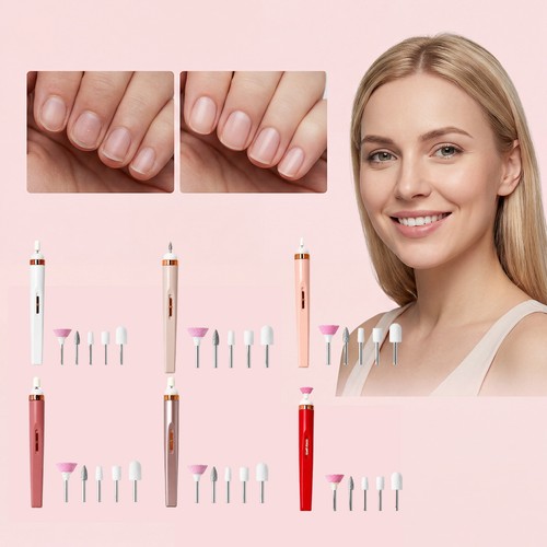 Electric nail drill with - nail,