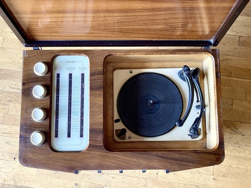 Vintage radiogram record - radiogram,