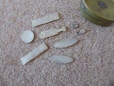 CHINESE MOTHER OF PEARL GAMING TOKENS WITH BOX