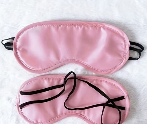 Sleeping mask pink satin - sleeping,