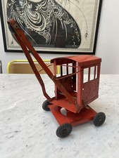 Vintage Tin Plate Tri-ang Triang Mobile Crane