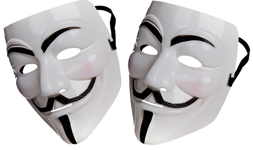 White anonymous hacker - 2,