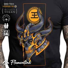 Samurai Skull Demon King Mens