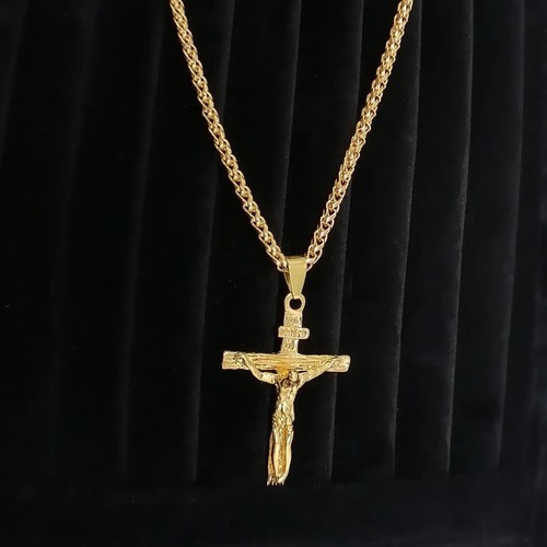 Mens womans crucifix - crucifix, chain