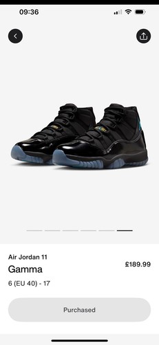 Air jordan gamma blue size - air,