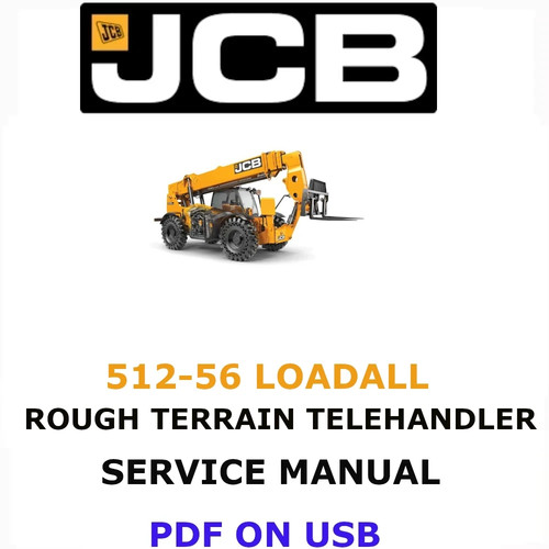 Jcb 512 loadall telehandler - jcb, 512-56