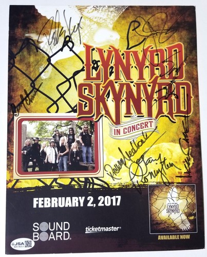 Lynyrd skynyrd band signed - skynyrd,