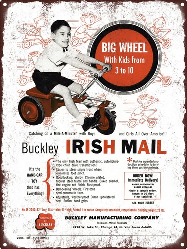 1955 buckley irish - mail, pedal