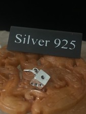 Silver Dice Pendant On Silver Chain