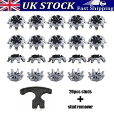 20pcs Golf Shoes Spikes Turn