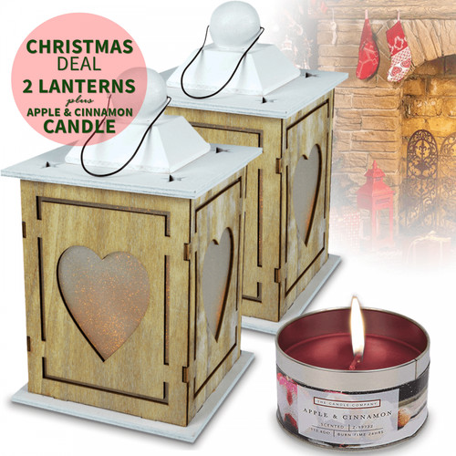 Two wooden decor - two,