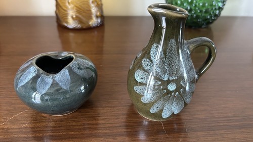 Vintage mcm lotus pottery - vintage,