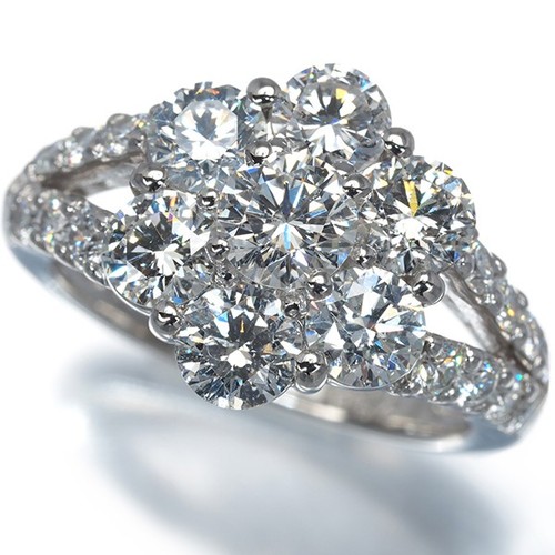 Diamond 288ct 54ct flower - 2.288ct/0.54ct,