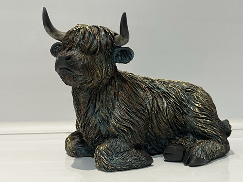 Lying antique aged bronze - lying,