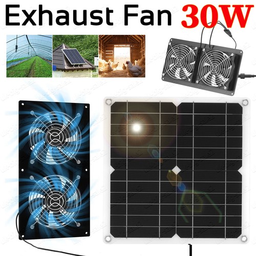 30w solar powered dual exhaust - solar,