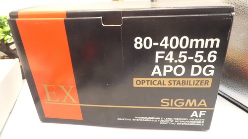 Sigma 400mm 5 - sigma, 80-400mm