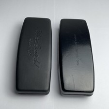 Red or Dead Eyeglasses Glasses Cases x2 Black Snap Close Hard Cover