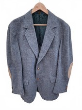 Grey Men's Wool Blend Blazer