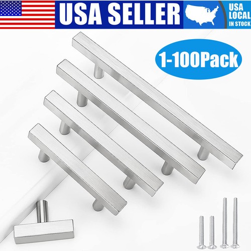 Brushed nickel square modern - brushed,