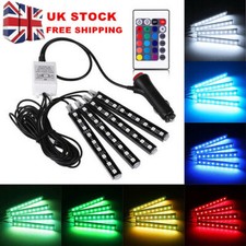 12V LED Strip Lights Car Interior - 36 Mood Footwell Dimmable Ambient...