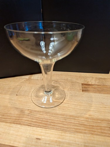 Vintage glass hollow stem - glass,