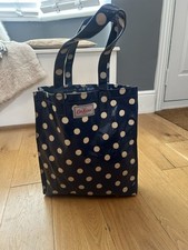 Cath Kidston Navy & Cream Polka Dot Shopper Bag