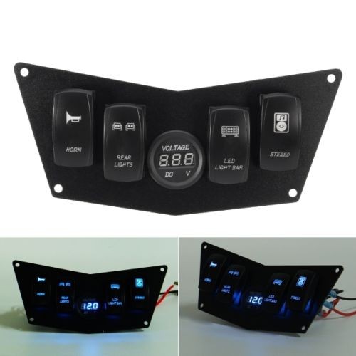 Amp 12v off - on-off, rocker