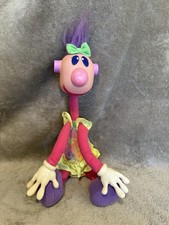 Vintage Ertl 1994 Mrs Jibba Jabba Jibber Jabber Doll Plush Toy Purple Hair