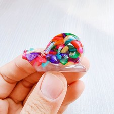 Crystal Snail Ornament