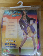 Ladies Large Willy Wonka Charlie And The Chocolate Factory Costume.