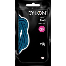 Dylon Hand Dye Sachet Navy Blue 50g Fabric Dye for Cotton Linen Viscose Silk