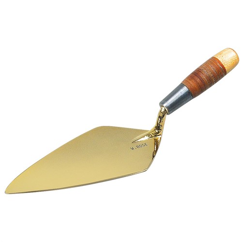 Rose brick trowel gold - trowel,