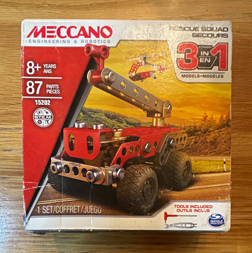 Meccano rescue squad - meccano, 3-in-1