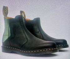 Dr.Martens airwair with bouncing soles Black chelsea Boots Size UK 2.5 US 3.5
