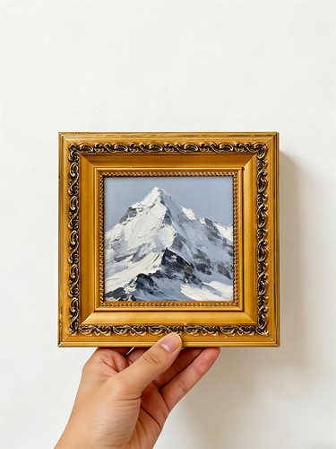 Snow mountain alpine landscape - snow,